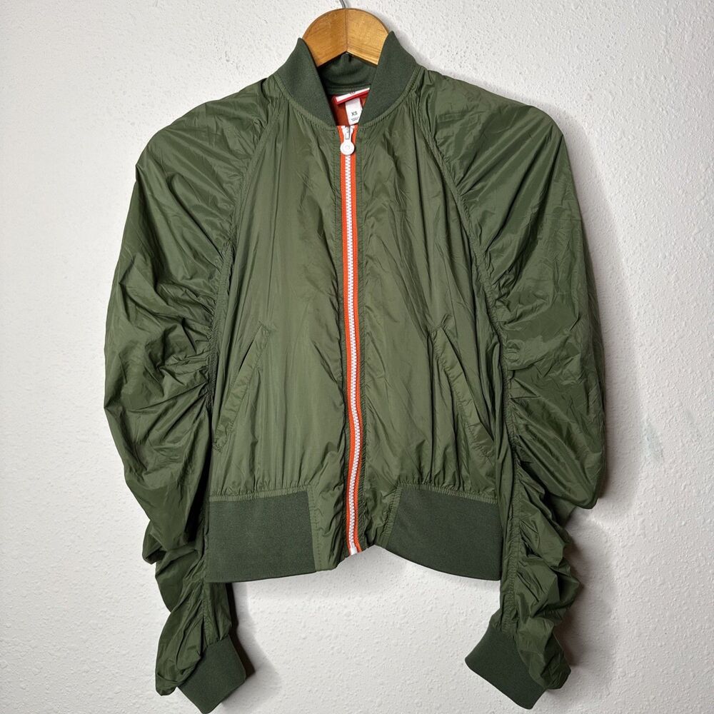 Hunter for Target Green & Orange Bomber Jacket XS